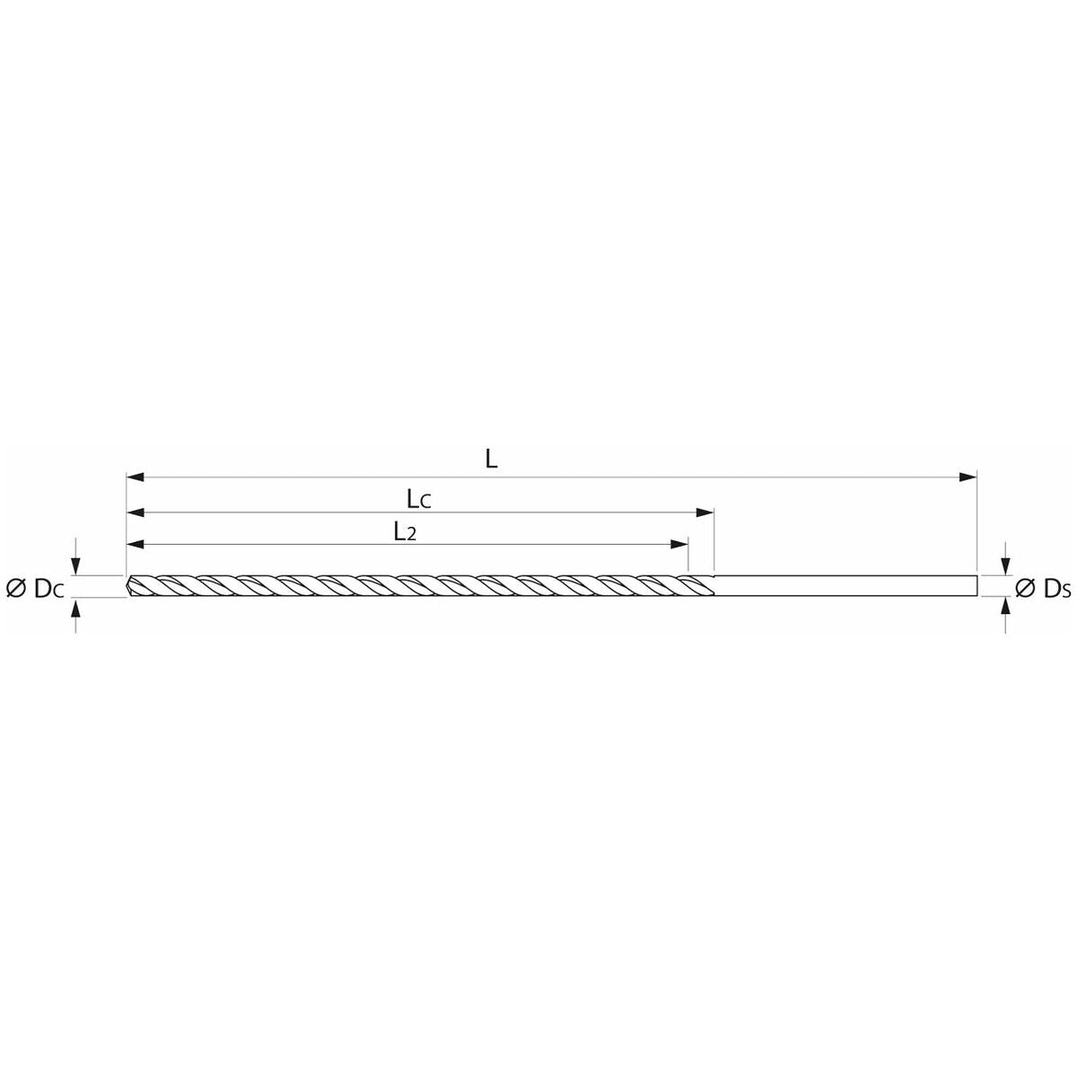 MŨI KHOAN THÉP GIÓ D4,5MM HOLEX 116050 4,5