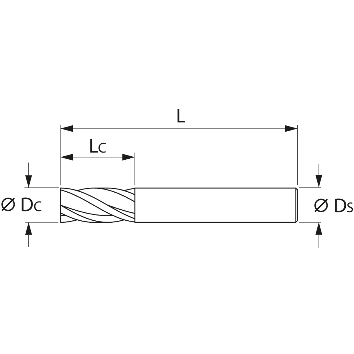 DAO PHAY HSS-E-SPM PHI 20 HOLEX 191637 PHỦ TIALN