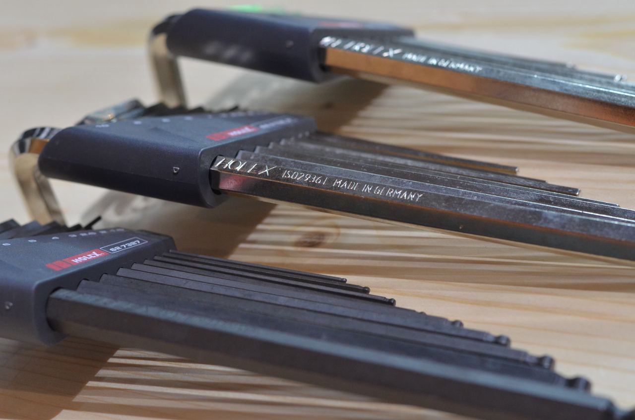 BỘ LỤC GIÁC CHỮ L HOLEX 9 CHI TIẾT PHỦ ĐEN BỀ MẶT