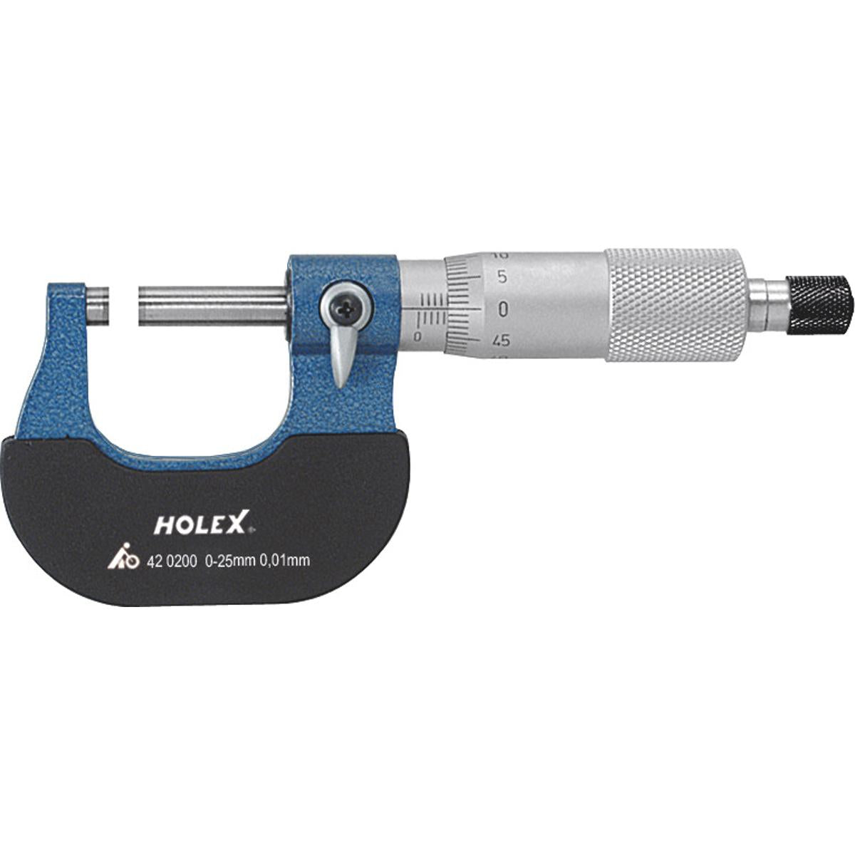 PANME CƠ 0-25MM VẠCH CHIA 0.01MM HOLEX 420200 0-25