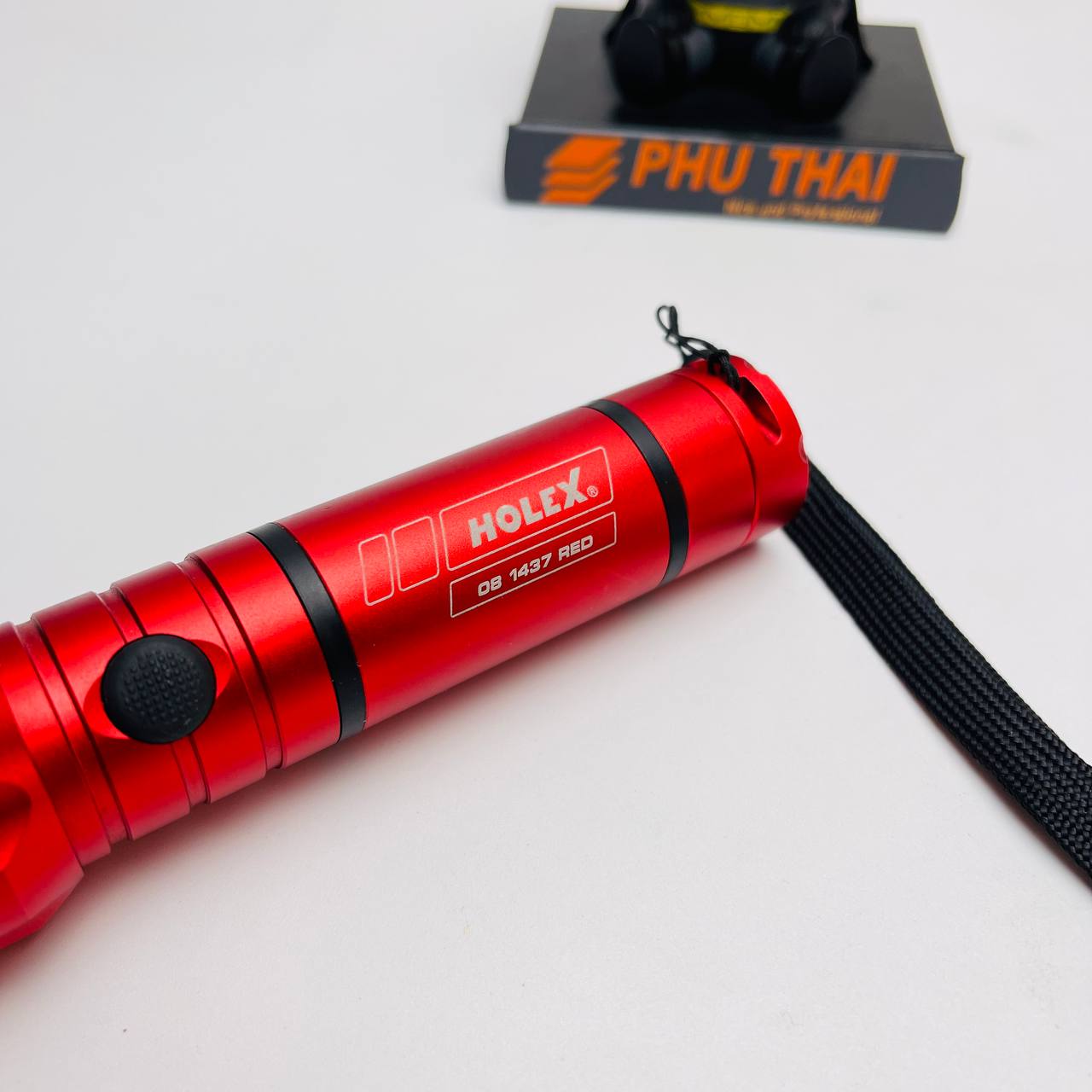 ĐÈN PIN LED MÀU ĐỎ HOLEX 081437 RED