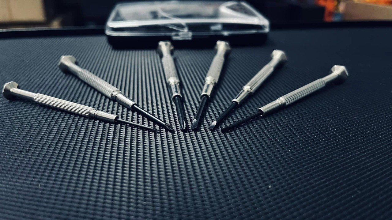 BỘ TUA VÍT CỦA THỢ ĐỒNG HỒ, 6 CHIẾC CHO ĐẦU RÃNH VÀ PHILLIPS HOLEX