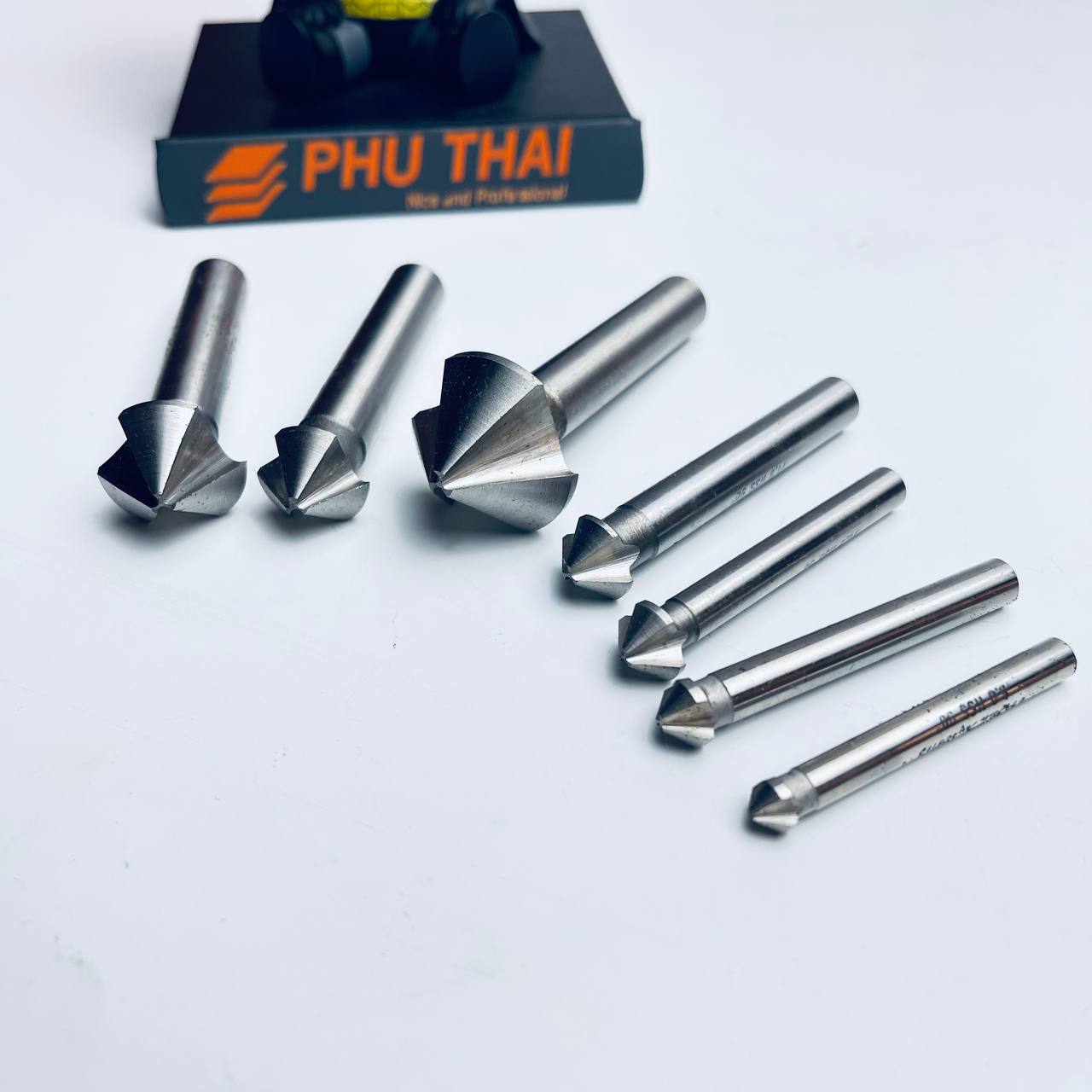 BỘ MŨI VÁT MÉP 7 CÂY 90 ĐỘ KÈM HỘP HOLEX
