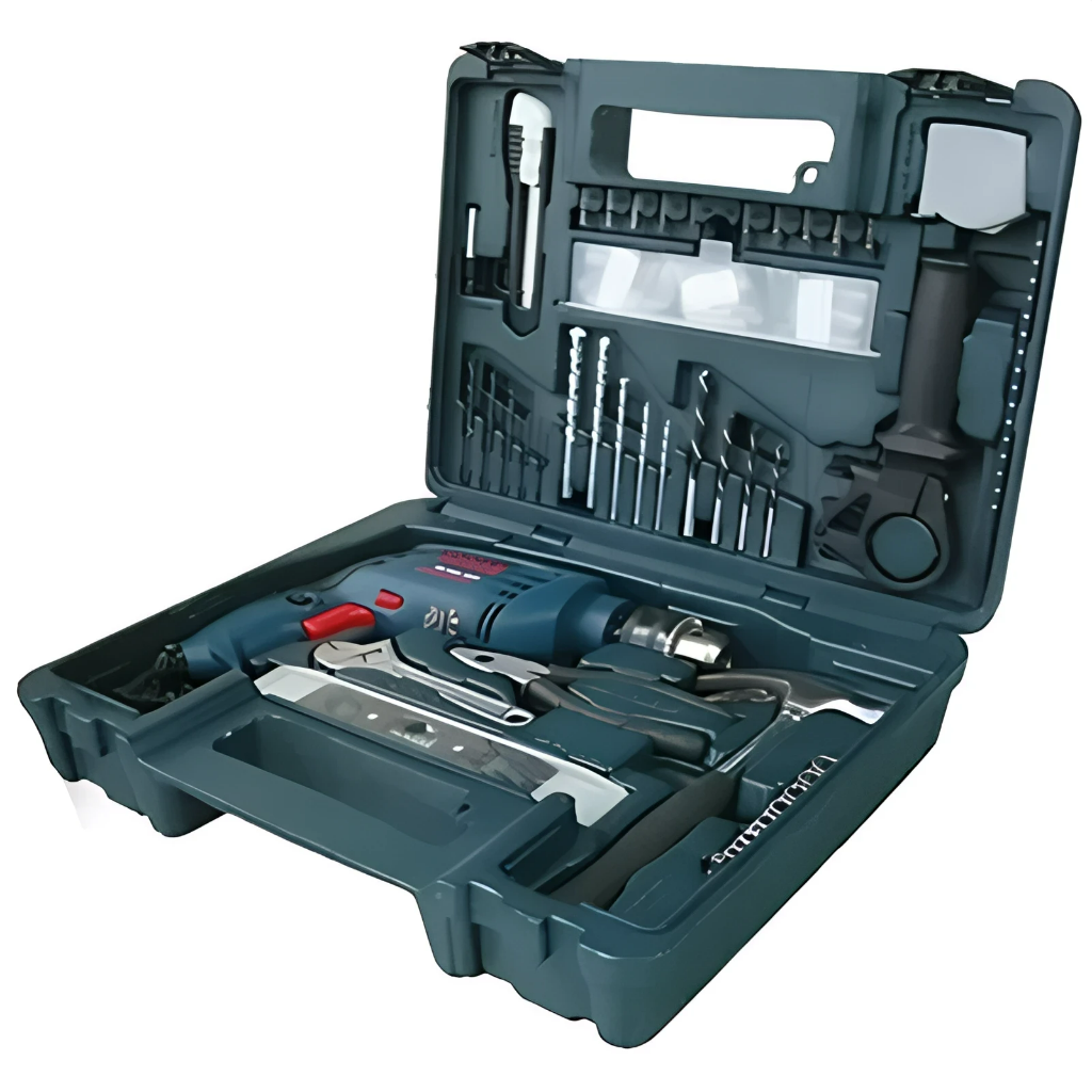 Máy khoan động lực dùng điện Bosch GSB 550 13mm (bộ set valy 100 món phụ kiện)