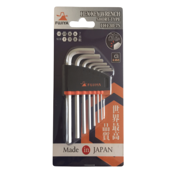 Bộ cờ lê lục giác (ngắn) Fujiya LH130-7S