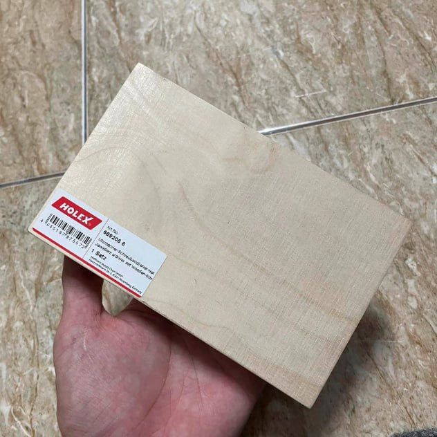 Bộ tua vít Holex cho thợ sửa đồng hồ gồm 6 cây với tay cầm nhôm đựng trong hộp gỗ