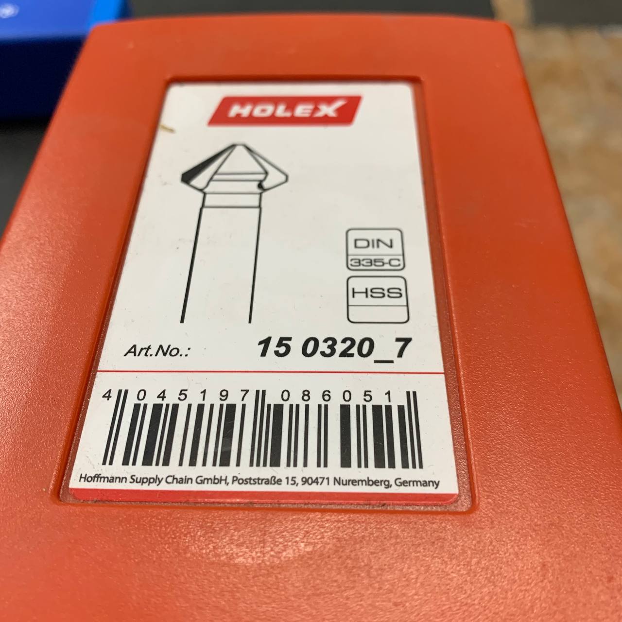 BỘ 6 MŨI VÁT MÉP 90 ĐỘ THÉP GIÓ PHỦ TIN HOLEX 150340 6