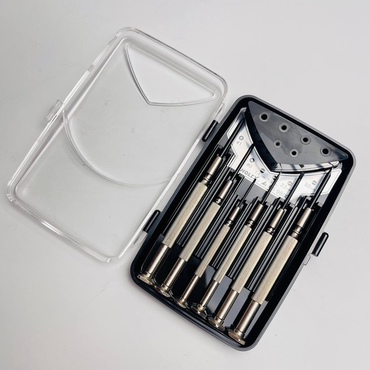 BỘ TUA VÍT CỦA THỢ ĐỒNG HỒ, 6 CHIẾC CHO ĐẦU RÃNH VÀ PHILLIPS HOLEX