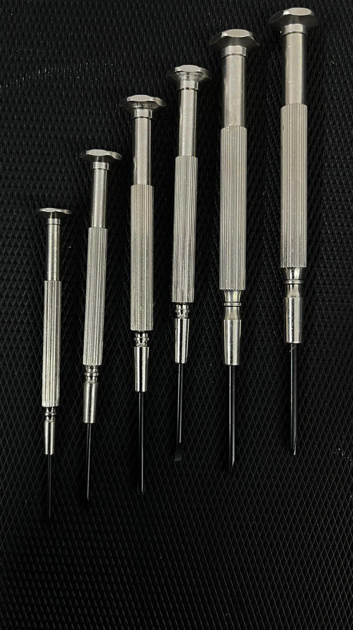 BỘ TUA VÍT CỦA THỢ ĐỒNG HỒ, 6 CHIẾC CHO ĐẦU RÃNH VÀ PHILLIPS HOLEX