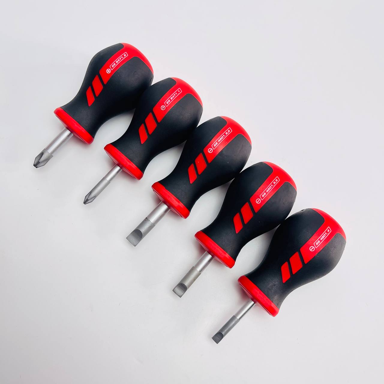 BỘ 5 CÂY TUA VÍT NGẮN 3 ĐÂU DẸP VÀ 2 ĐẦU PHILLIPS HOLEX