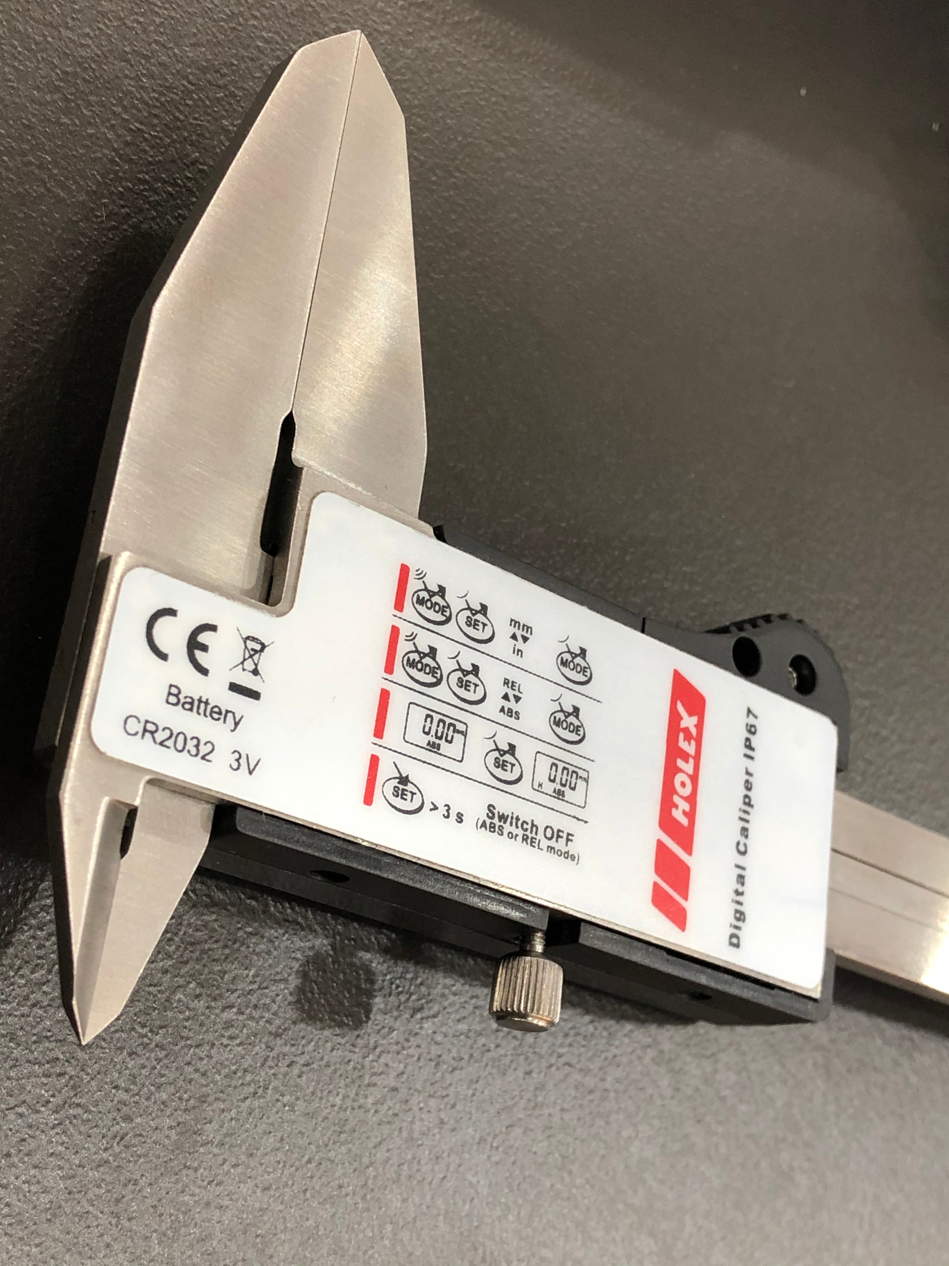 THƯỚC KẸP ĐIỆN TỬ HOLEX 412751 CHỐNG NƯỚC, CHỐNG BỤI IP67 200MM