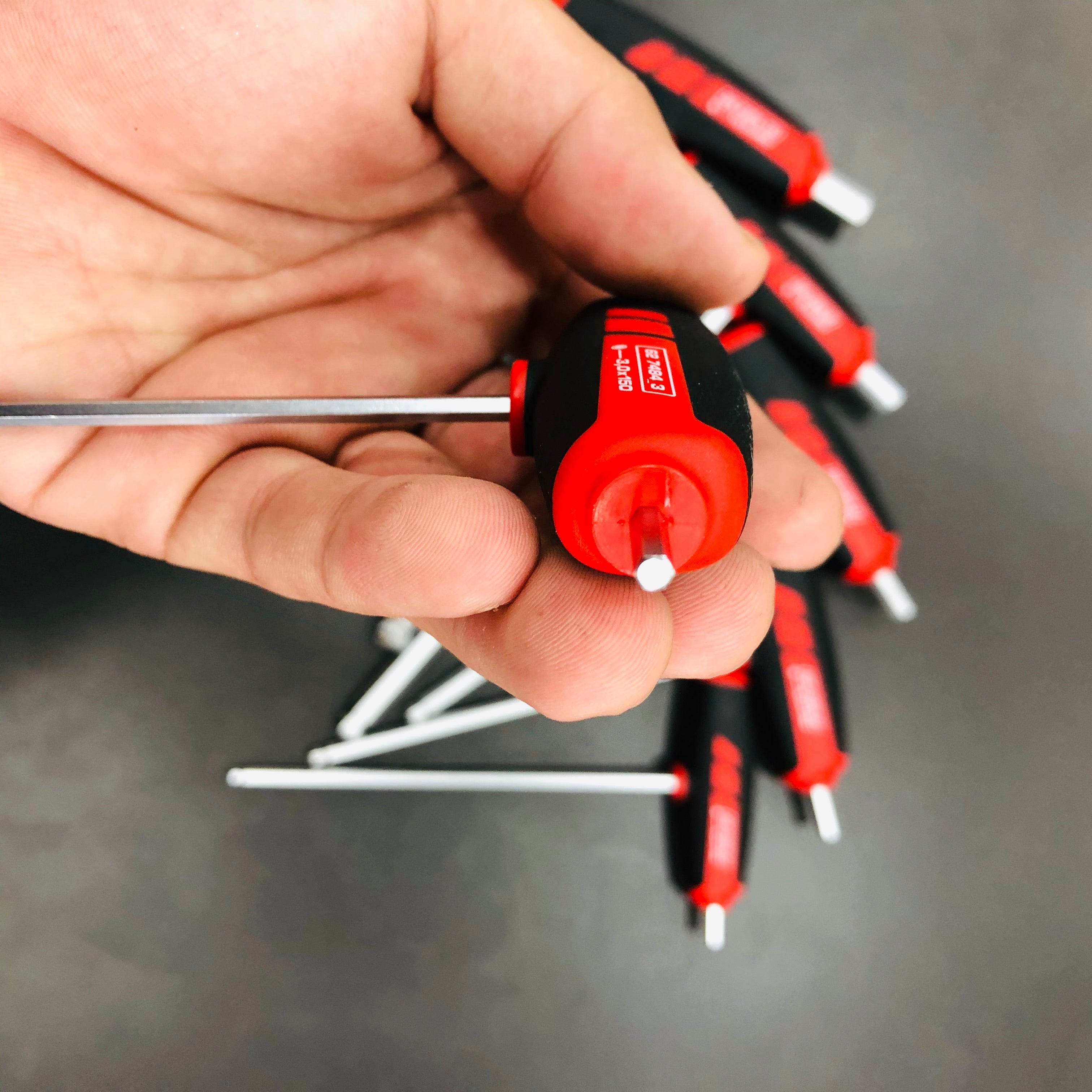 BỘ LỤC GIÁC ĐẦU BI TAY CẦM CHỮ T HOLEX 6 CHI TIẾT