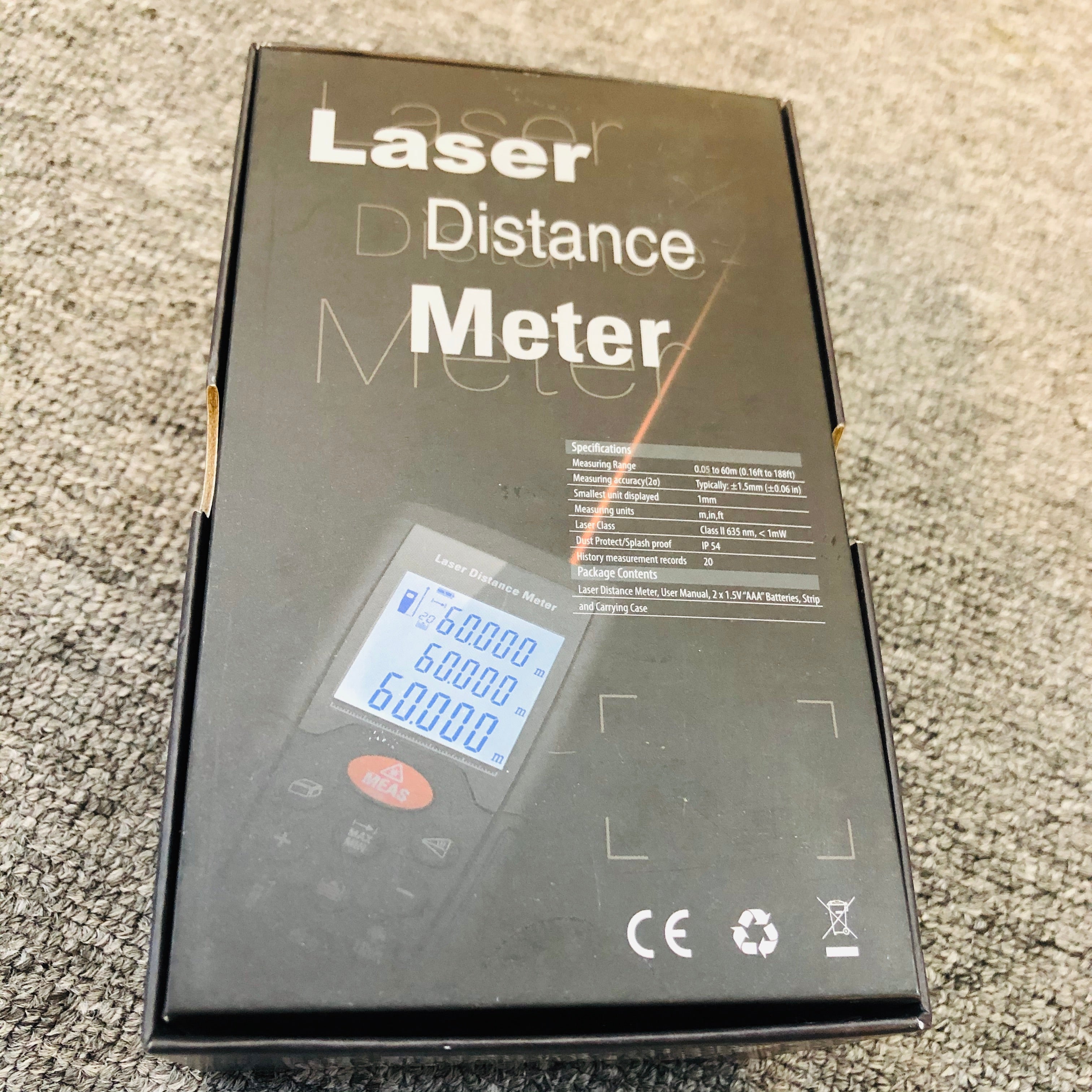 THƯỚC ĐO KHOẢNG CÁCH BẰNG LASER 60M HOLEX