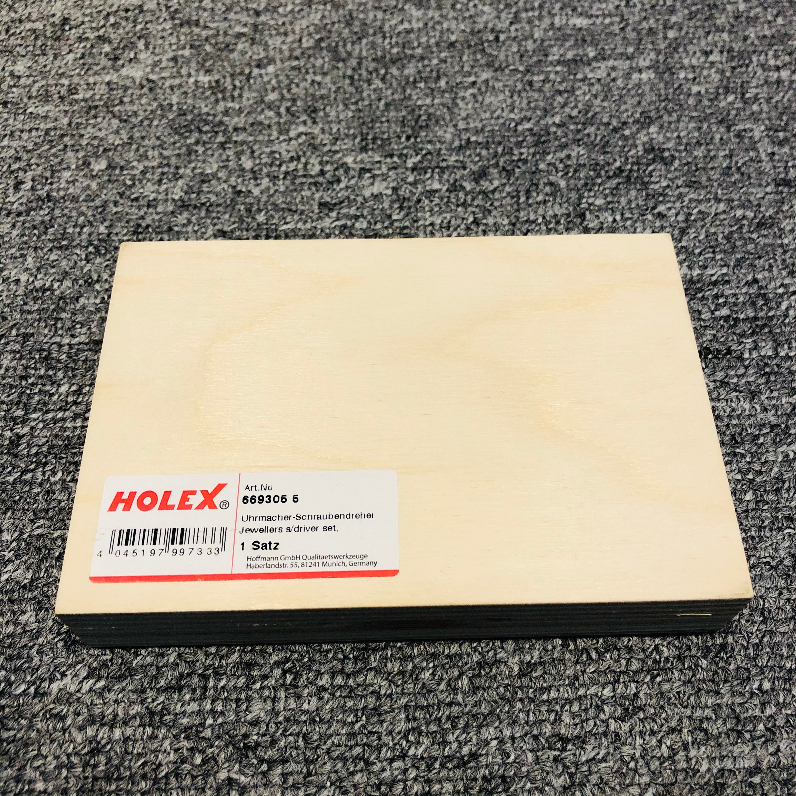 BỘ TUA VÍT SỬA ĐỒNG HỒ HOLEX 5 CHI TIẾT TRONG HỘP GỖ