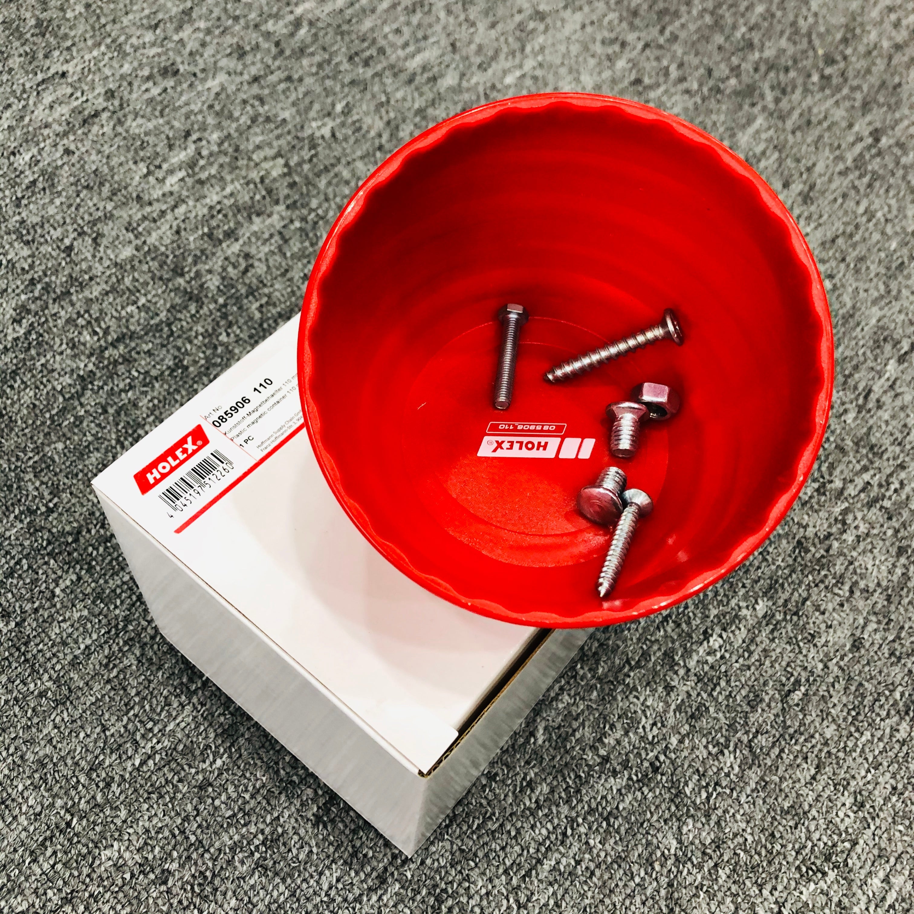 TÔ ĐỰNG NHỰA CÓ NAM CHÂM HOLEX 110MM