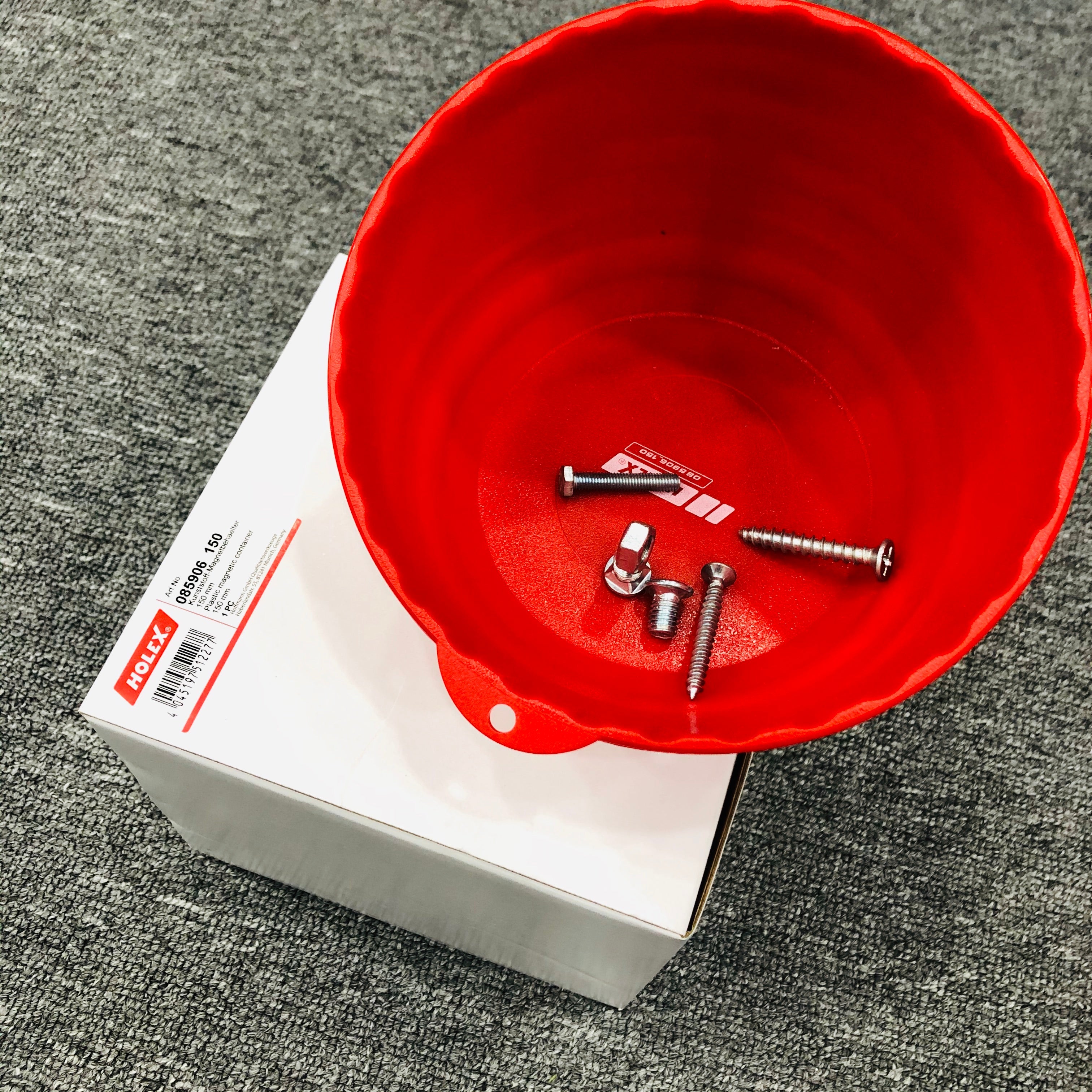 TÔ ĐỰNG NHỰA CÓ NAM CHÂM HOLEX 150MM