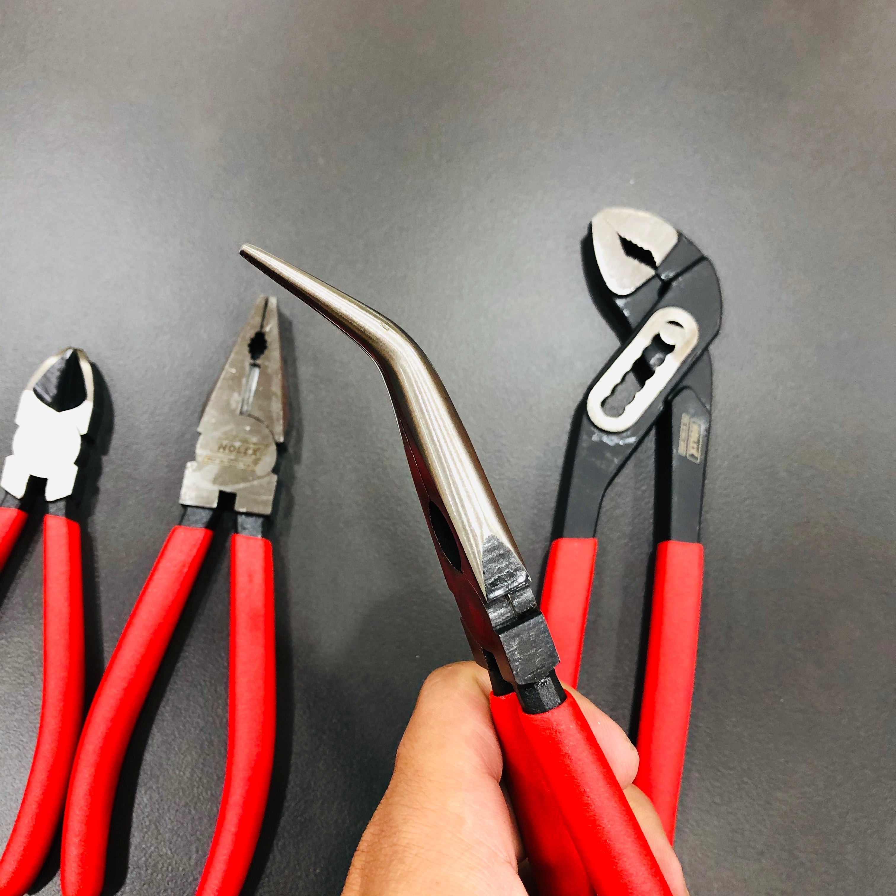 BỘ 4 KÌM HOLEX CÁN BỌC NHỰA ĐỎ