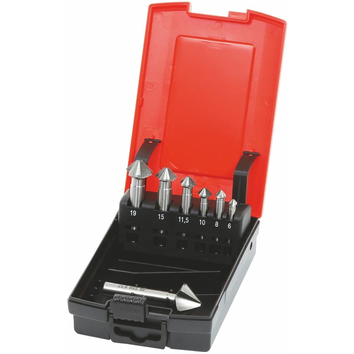 BỘ MŨI VÁT MÉP 7 CÂY 90 ĐỘ KÈM HỘP HOLEX