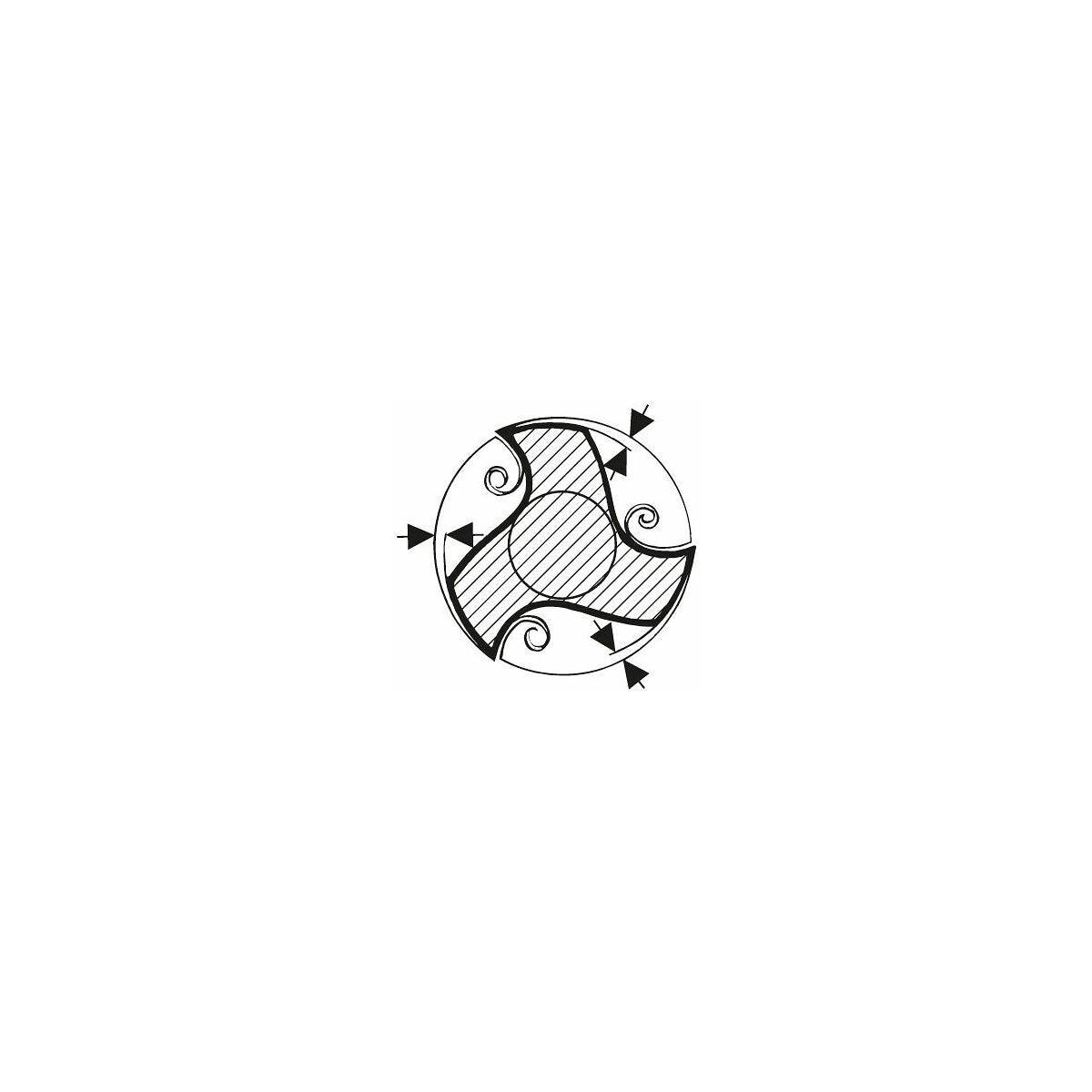 BỘ MŨI TARO TAY GỒM 3 CÂY M12 HOLEX 130200