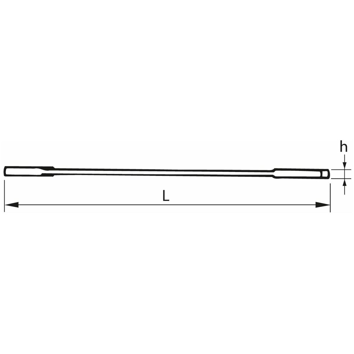 CỜ LÊ 2 ĐẦU MIỆNG HOLEX 610950 SIZE 10X13 MM | 10X13