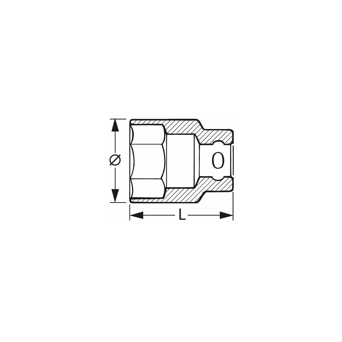 Đầu khẩu 1/2 cách điện 1000V Holex 10mm
