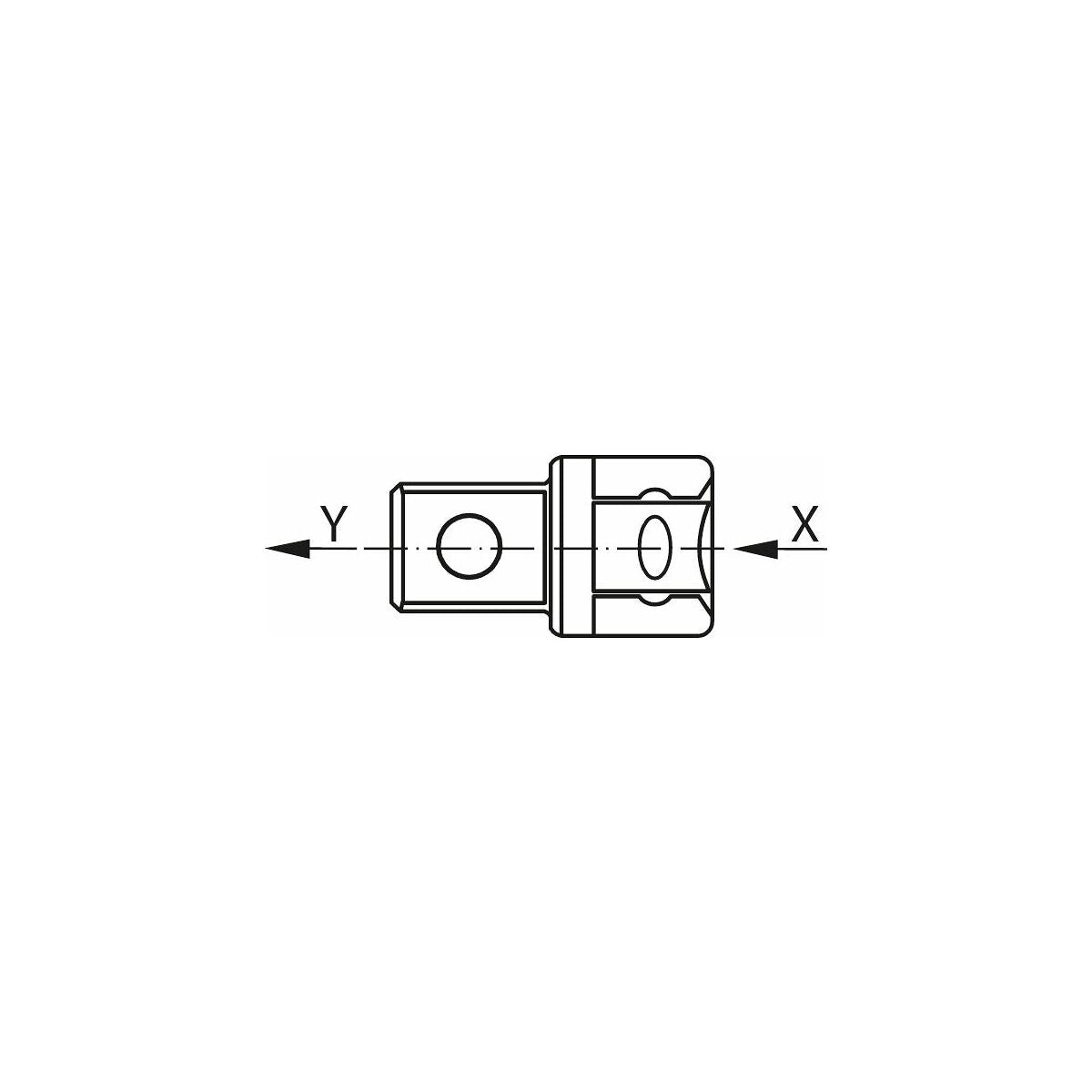 ĐẦU CHUYỂN TĂNG 1/4 SANG 3/8 INCH HOLEX 649550 1