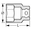 Đầu khẩu 1/2 cách điện 1000V Holex 19mm