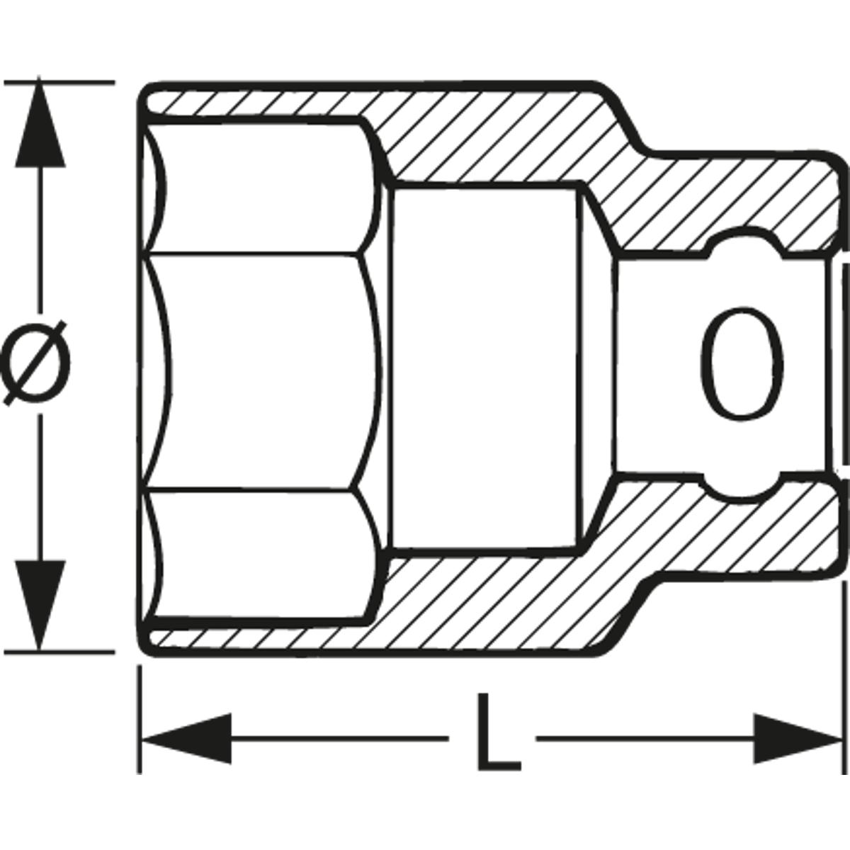 ĐẦU SOKET 3/8 INCH HOLEX 637220 13MM