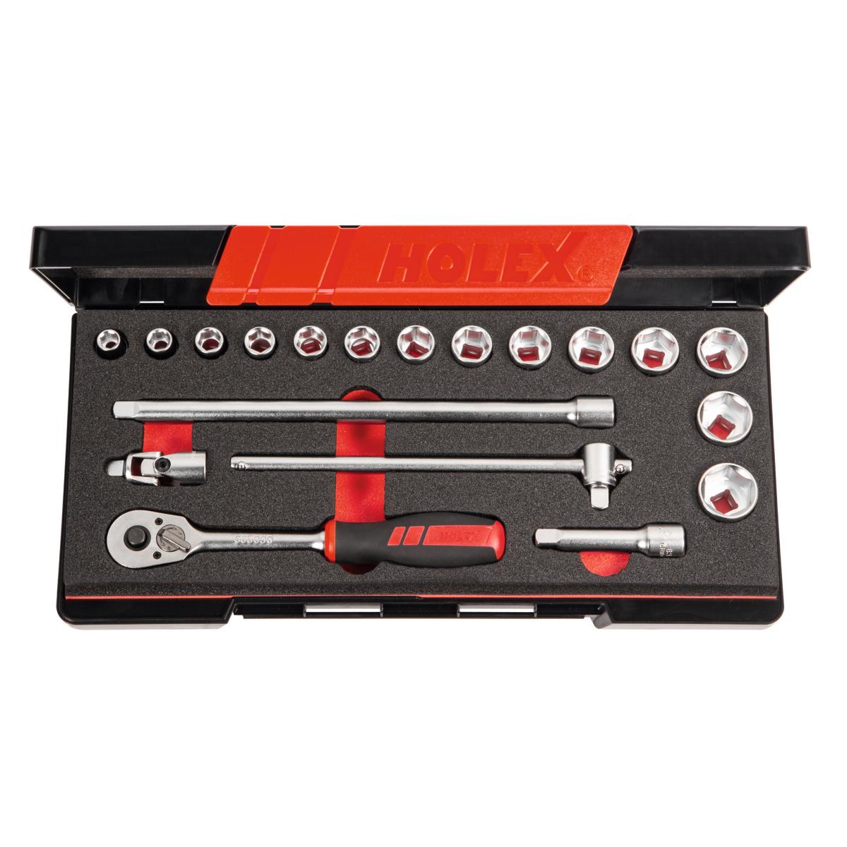 SOCKET SET 3/8 19PCS