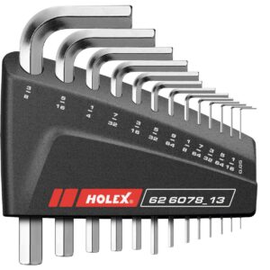 BỘ LỤC GIÁC NGẮN HỆ INCH HOLEX 13 CÂY MẠ NIKEN