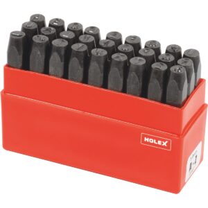 BỘ ĐÓNG CHỮ 27 CHI TIẾT HOLEX 085455 SIZE CHỮ 5MM