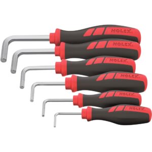 BỘ TUA VÍT LỤC GIÁC MỘT ĐẦU CHỮ L HOLEX 6 CHI TIẾT