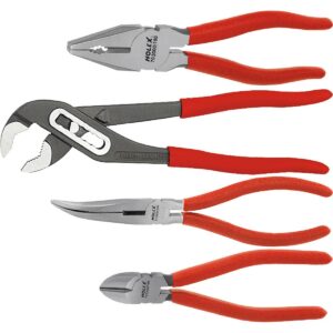 BỘ 4 KÌM HOLEX CÁN BỌC NHỰA ĐỎ