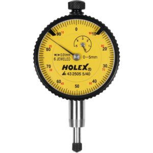 ĐỒNG HỒ SO CHÂN NHÚN CHỐNG VA ĐẬP 0.01 MM HOLEX 0-5MM