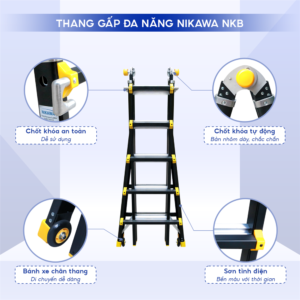 THANG NHÔM GẤP ĐA NĂNG NIKAWA NKB-46