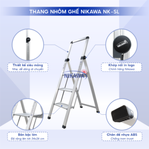 THANG GHẾ NHÔM NIKAWA NK-4SL