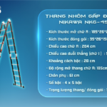 THANG NHÔM GẤP ĐOẠN NIKAWA NKG-45