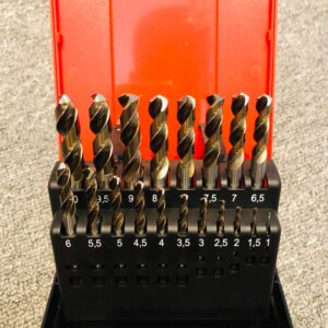 BỘ MŨI KHOAN NGẮN CLEVER HSS 1-10MM KÈM HỘP HOLEX