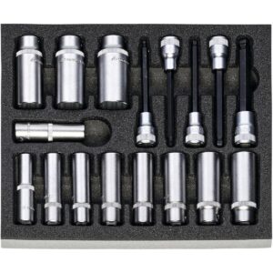 BỘ SOCKET VÀ LỤC GIÁC DÀI 3/8 INCH HOLEX 953713 17