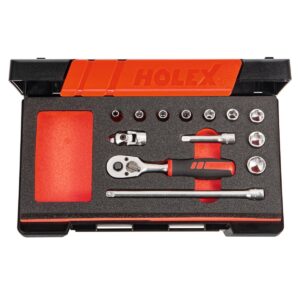 SOCKET SET 1/4 13PCS