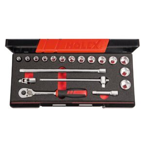 SOCKET SET 3/8 19PCS
