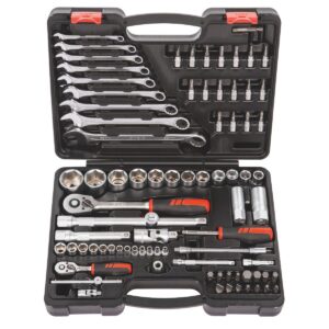 SOCKET SET 82 PCS. 1/4+1/2