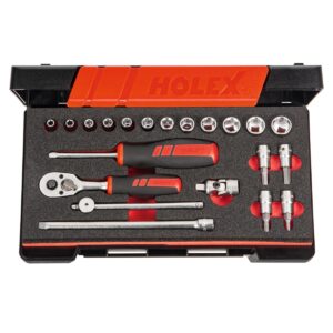 SOCKET SET 1/4 21PCS