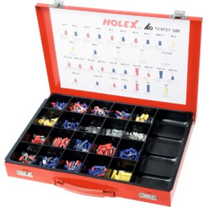 CABLE LUGS, PLUGS, AND CONNECTORS SET, WITHOUT CRIMPING TOOL 500