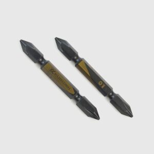 Bộ 2 đầu vít hai đầu chữ thập Kurokin 5102-65-BG - +1×65 mm