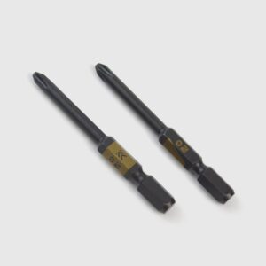 Bộ 2 đầu vít có bậc Kurokin 5202D-65-BG - +2×65 mm