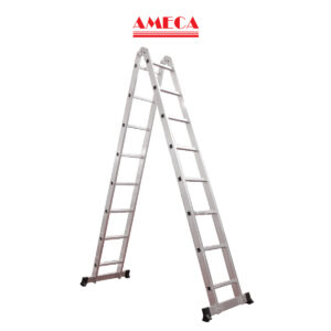 Thang nhôm đa năng chữ A bản lớn Ameca AMC-M308