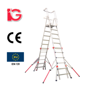 Thang Nhôm An Toàn 6 Bậc AMK-3586 Hiệu IG KT 330*110*42