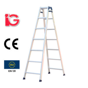 Thang nhôm rút chữ A, 7 bậc, WMT-07 hiệu IG KT 209*59*16cm