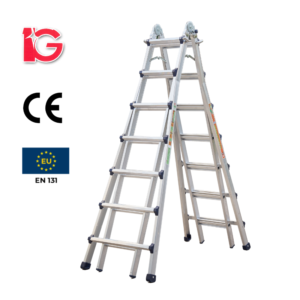 Thang Nhôm Rút 7 Bậc VLS-47 Hiệu IG KT 229x85x20cm